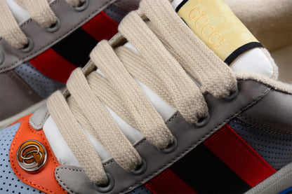 Gucci Lovelight Grey Suede Sneakers