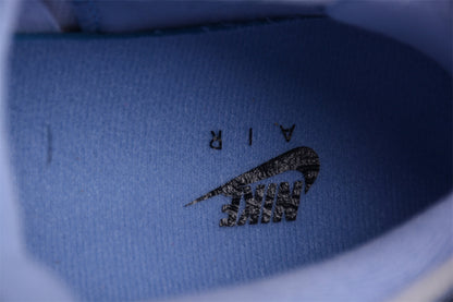 Off-White x Air Jordan 4 Custom Blue Sail Sneakers