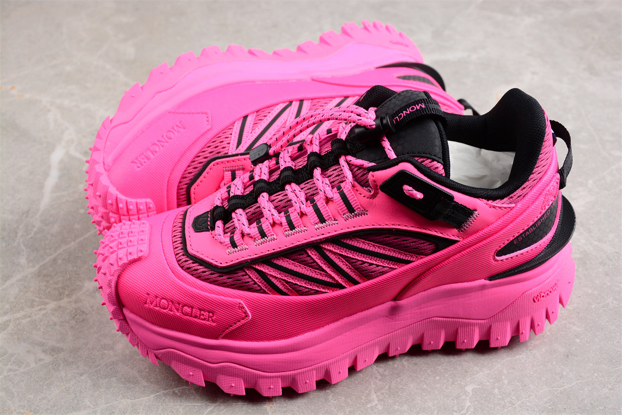 Moncler Tailgrip Panelled Sneakers | Pink