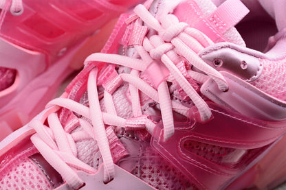 Balenciaga Track Clear Sole Pink Women’s Sneakers