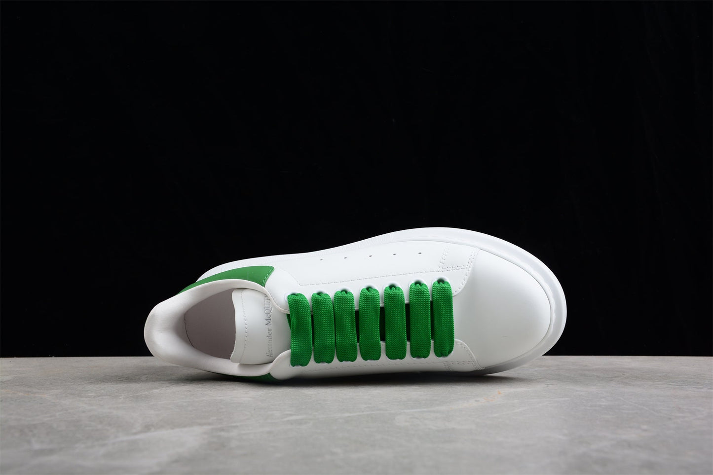 Alexander McQueen Oversized Sneaker in White/Green