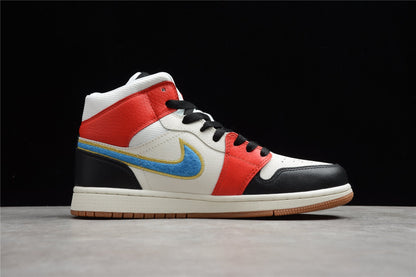 Nike Air Jordan 1 Mid Let(Her)Man Sneakers