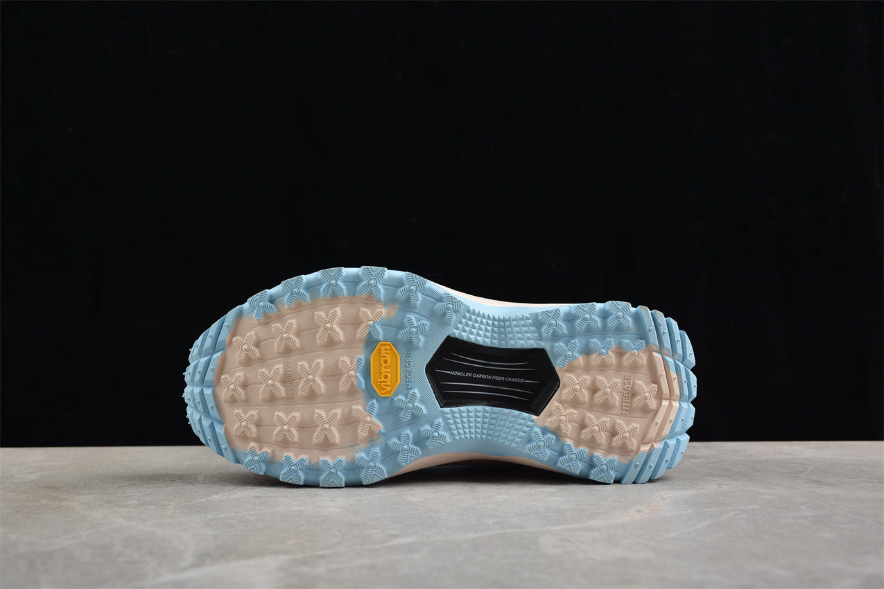 Moncler Low-Top Trailgrip Lite 2 Sneakers with Mountain Laces Light Blue