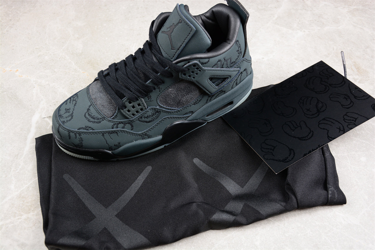 KAWS x Air Jordan 4 Retro "Black"