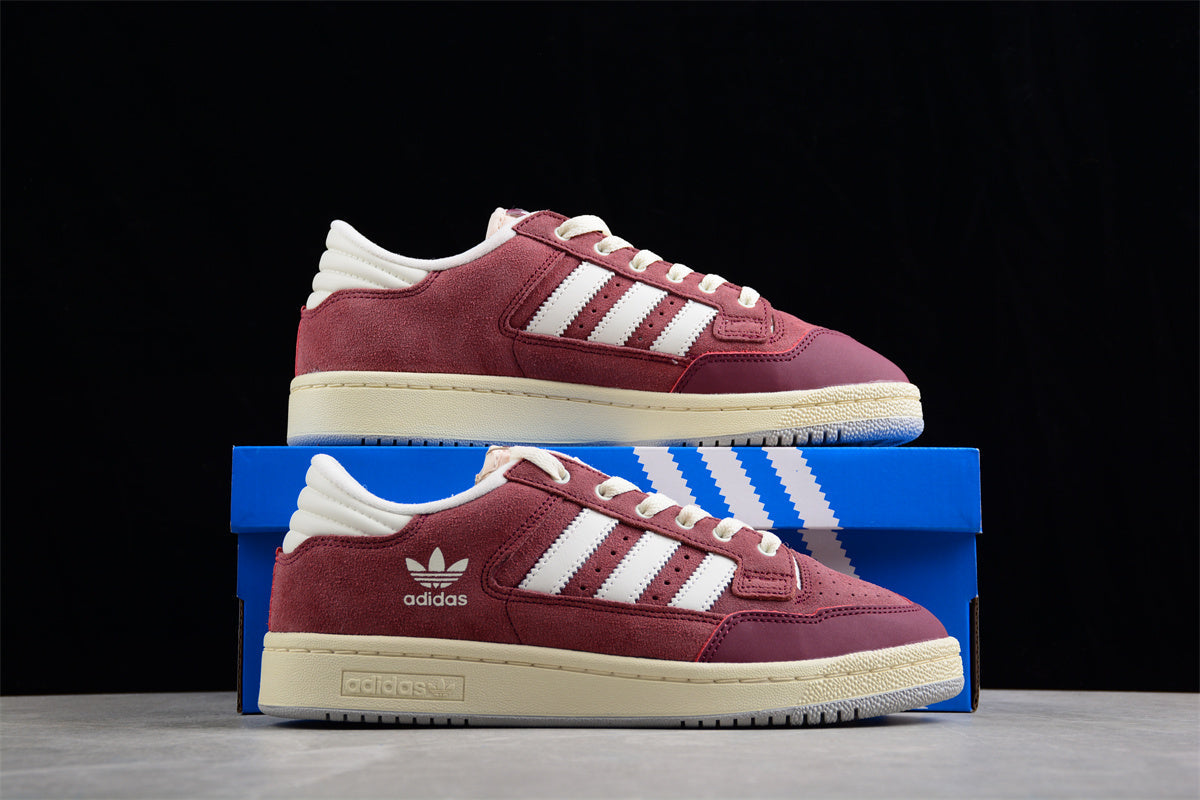 adidas Originals Centennial 85 Low in Burgundy/Cloud White