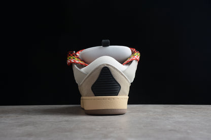 Lanvin Leather Curb White Black Gum