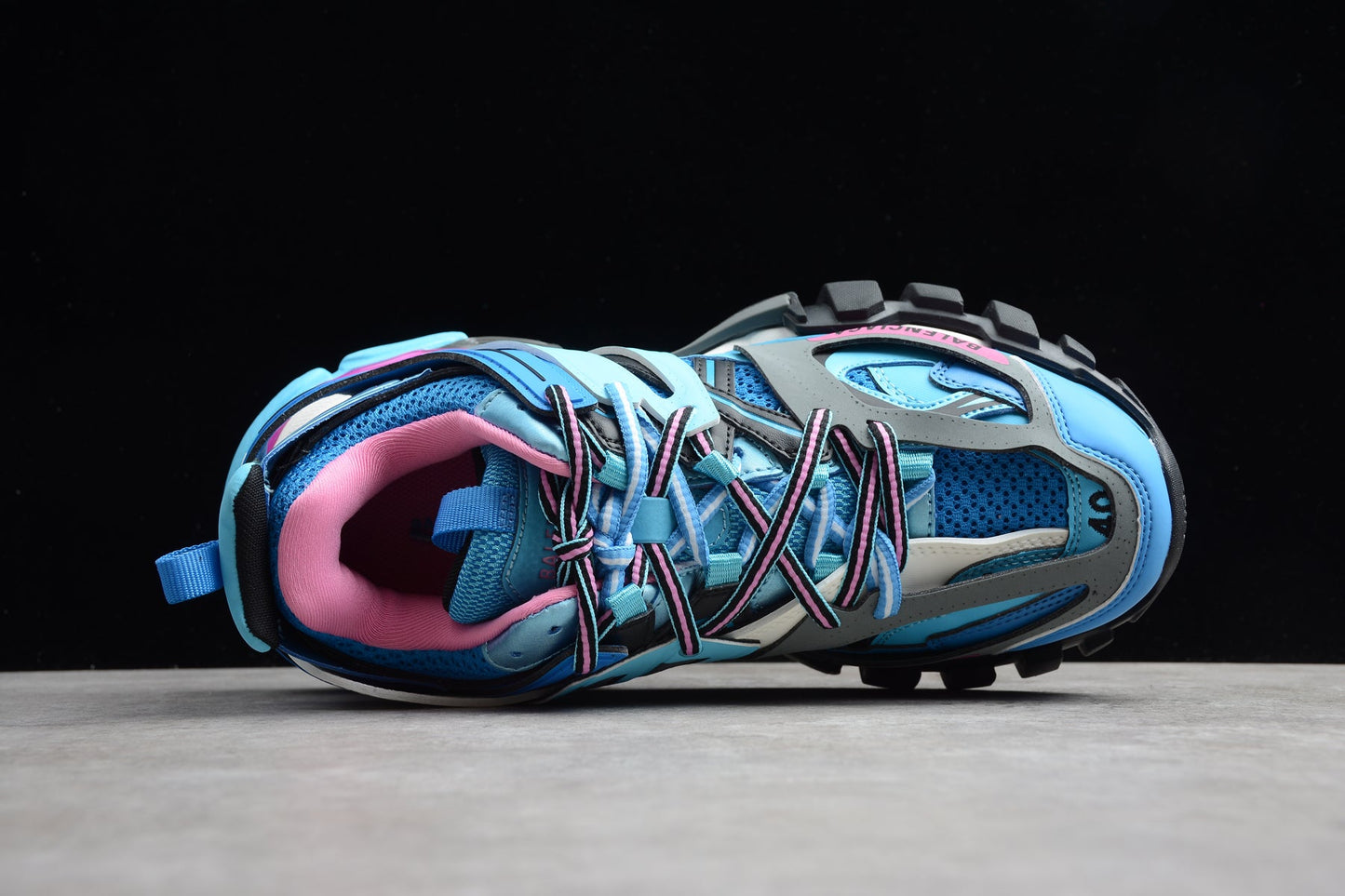 Blue Track Runner Sneakers