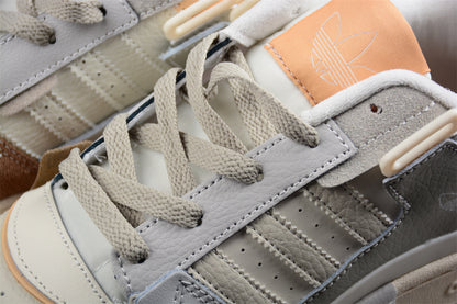 Adidas Originals Forum Exhibit Low Beige Grey Sneakers