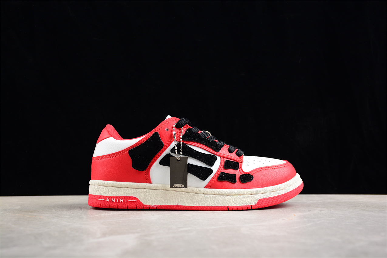 AMIRI Skel Top Low 'White Red'