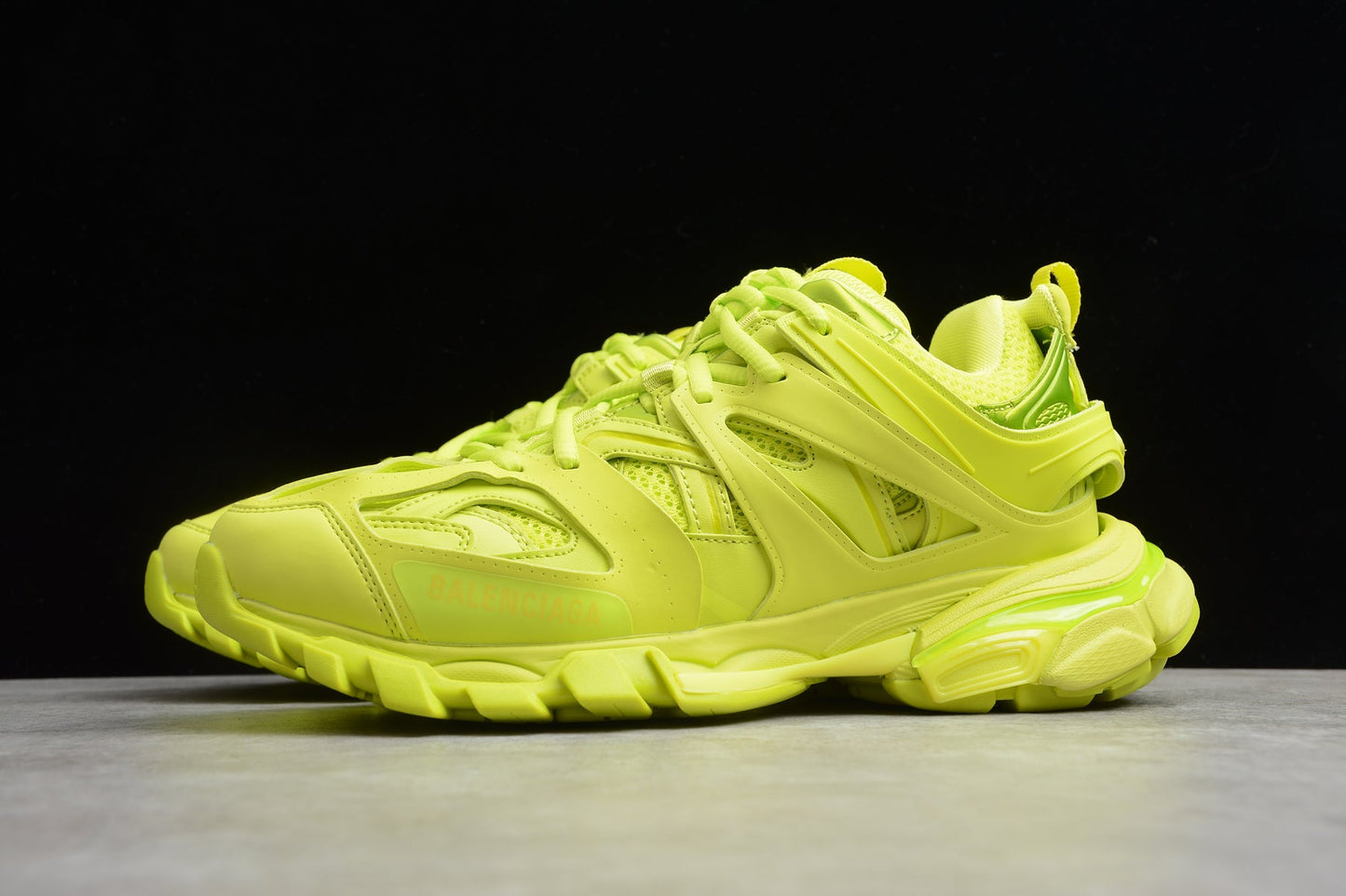 Lime Green Track Performance Sneakers