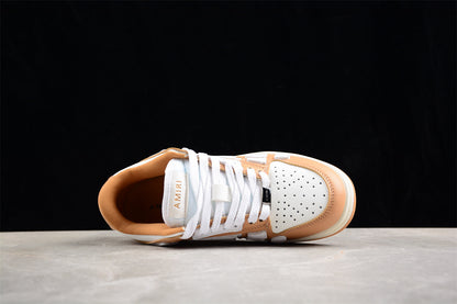 AMIRI Skel Top Low Tan White Sneakers