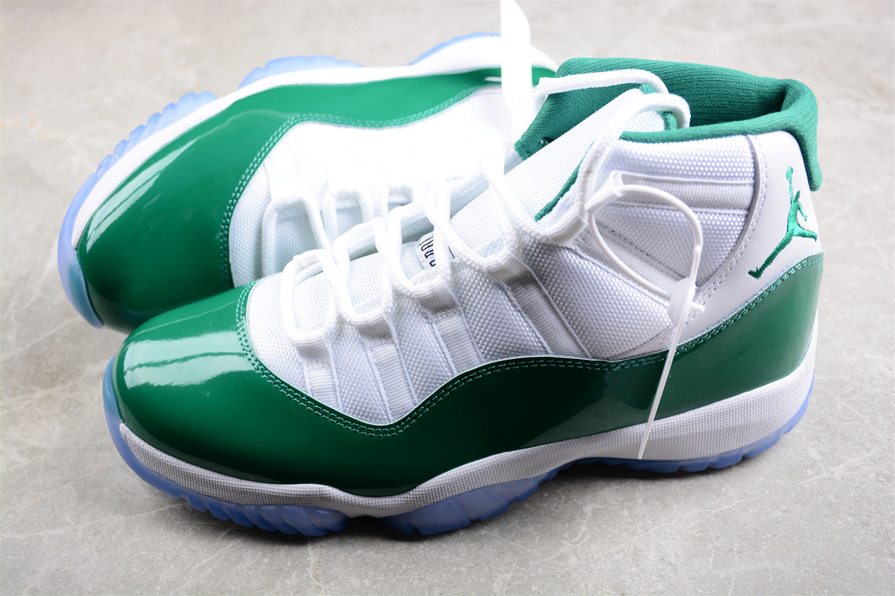 Air Jordan 11 Retro "White and Green"
