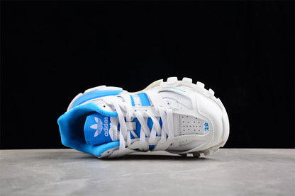 Adidas x Balenciaga Track Forum Low White Blue Sneakers