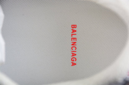 Balenciaga 3XL Worn-Out White Red Sneakers