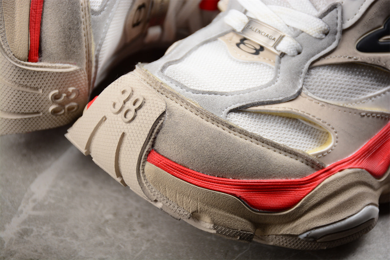 Balenciaga Cargo Beige Red Sneakers