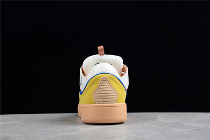Lanvin Leather Curb Beige Sneakers
