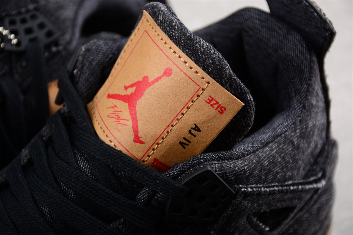 Levi’s x Air Jordan 4 Retro "Black Denim"