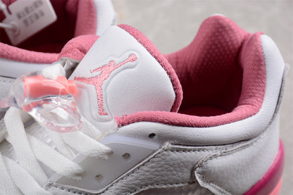 Nike Air Jordan 5 Low Crafted for Her Pink White Sneakers (Women's)
