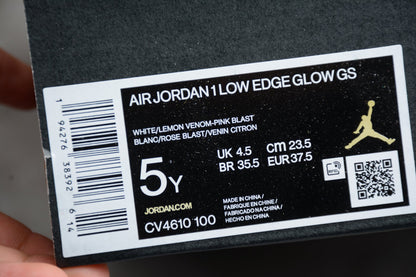 Nike Air Jordan 1 Low Edge Glow GS Sneakers