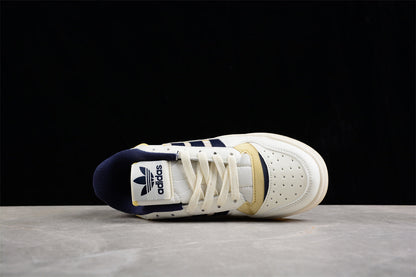 Adidas Forum Exhibit Low Off-White Shadow Navy Sneakers
