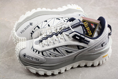 Moncler Trailgrip Gore-Tex Low White Sneakers