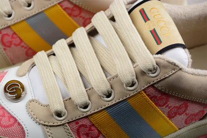 Gucci Screener GG Sneakers Pink Beige