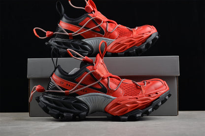Balenciaga Hike Red Black Sneakers