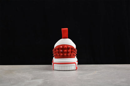 Christian Louboutin Astroloubi Leather White Red