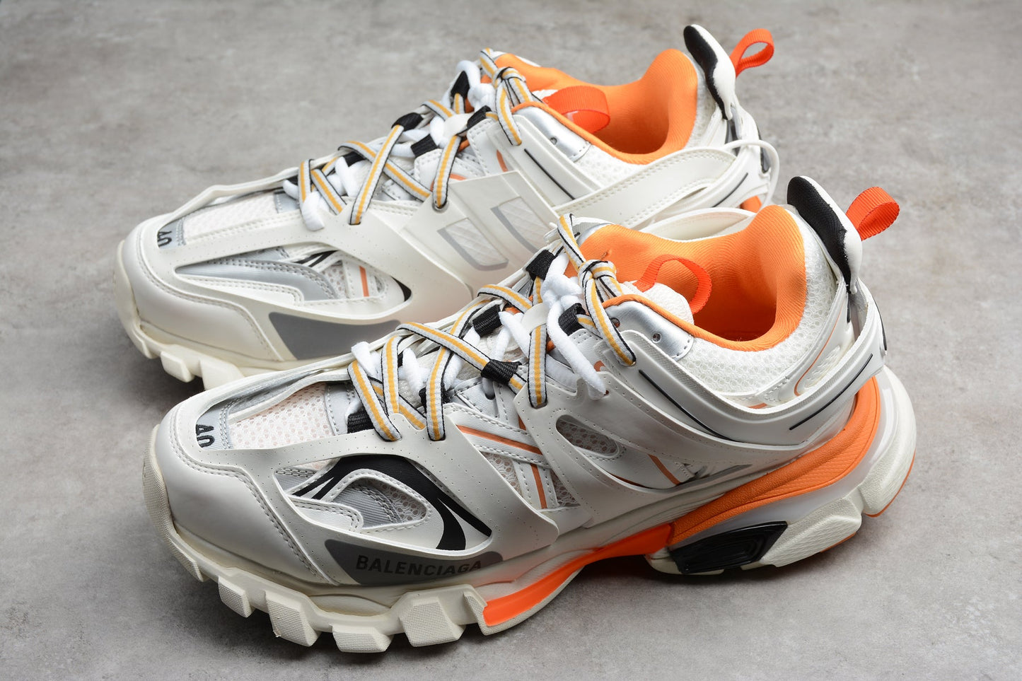 Balenciaga Track White Orange Sneakers