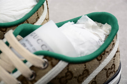 Gucci Tennis 1977 GG Canvas Beige Ebony Sneakers