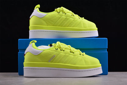 Adidas x Moncler Campus Solar Yellow Sneakers