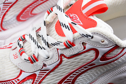 Balenciaga 3XL Worn-Out White Red Sneakers