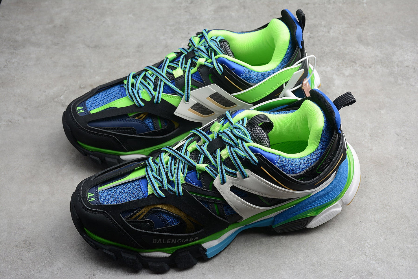 Balenciaga Track Black Blue Sneakers