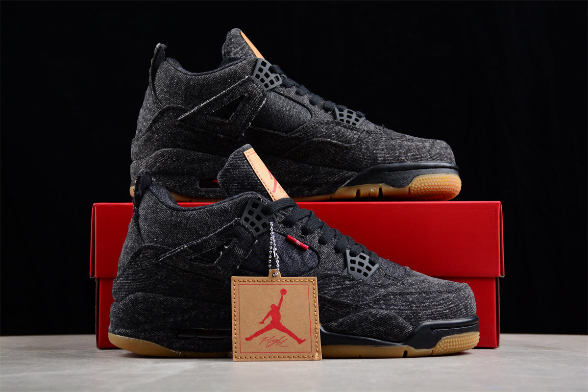 Levi’s x Air Jordan 4 Retro "Black Denim"