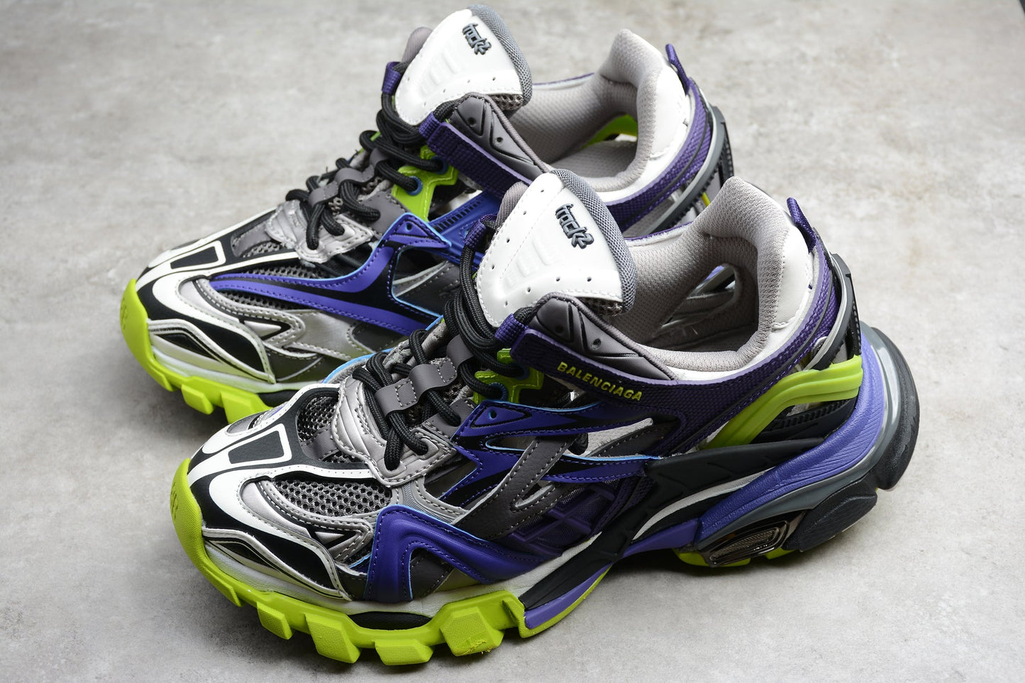 Balenciaga Track 2 Purple Sneakers