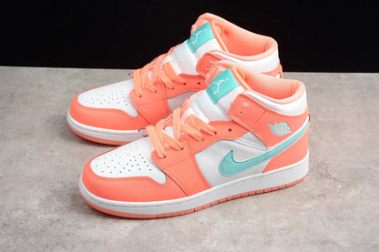 Nike Air Jordan 1 Mid Crimson Pulse Sneakers