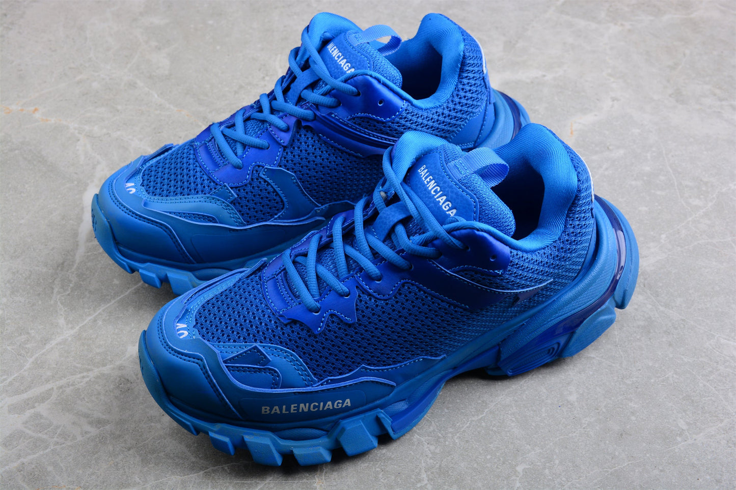 Balenciaga Track 3 Blue Sneakers