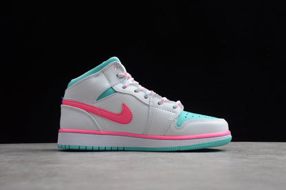 Nike Air Jordan 1 Mid Digital Pink (Women's) Sneakers