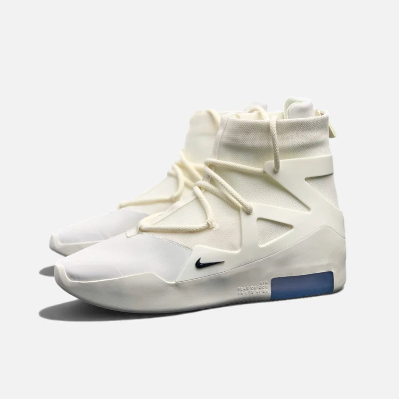 Nike Air Fear of God 1 Sail Black Sneakers
