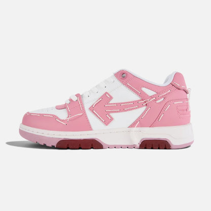 Off-White Out of Office Sartorial Stitching White Pink Sneakers