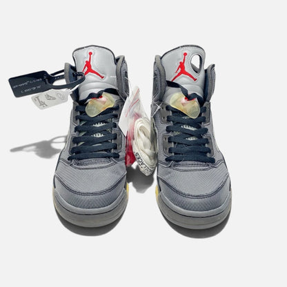 Nike Air Jordan 5 Retro Off-White Muslin Sneakers