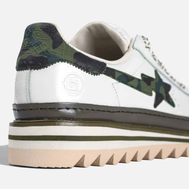 Adidas Superstar CLOT x BAPE Shark Tooth Platform Sneakers