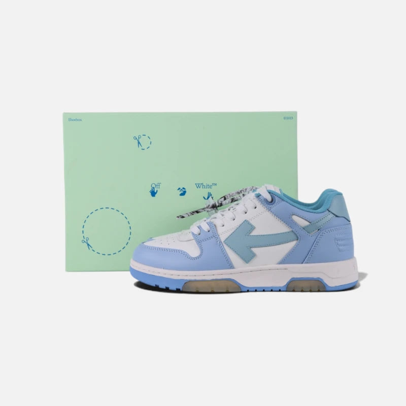Off-White Out of Office Low White Light Blue Sneakers