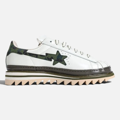 Adidas Superstar CLOT x BAPE Shark Tooth Platform Sneakers