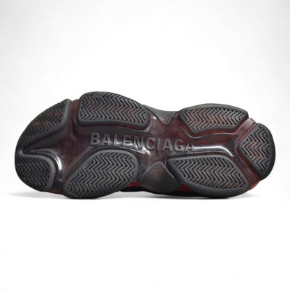 Balenciaga Triple S Clear Sole Black Red