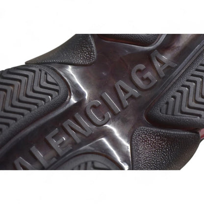 Balenciaga Triple S Clear Sole Black Red