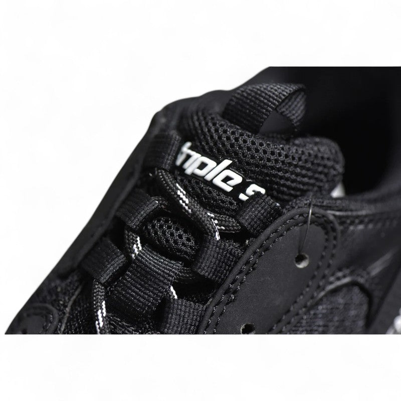 Balenciaga Triple S Clear Sole Black Red