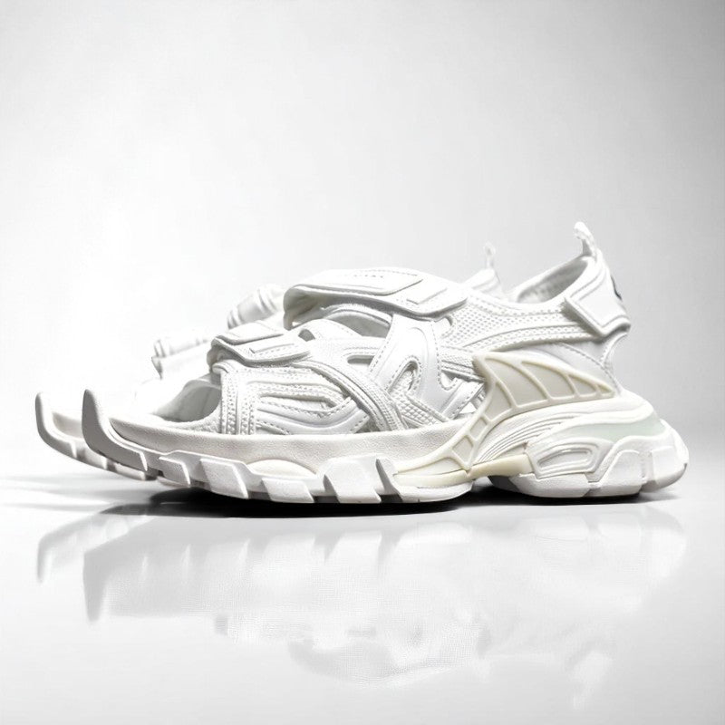 Balenciaga Track Sandals White