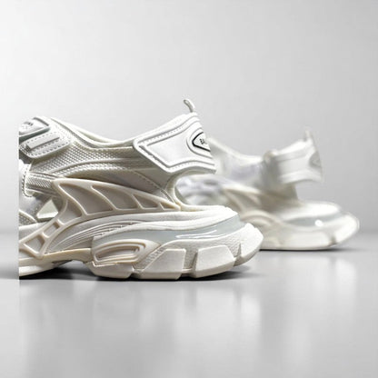 Balenciaga Track Sandals White