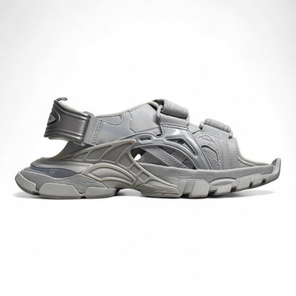 Balenciaga Track Sandals Silver